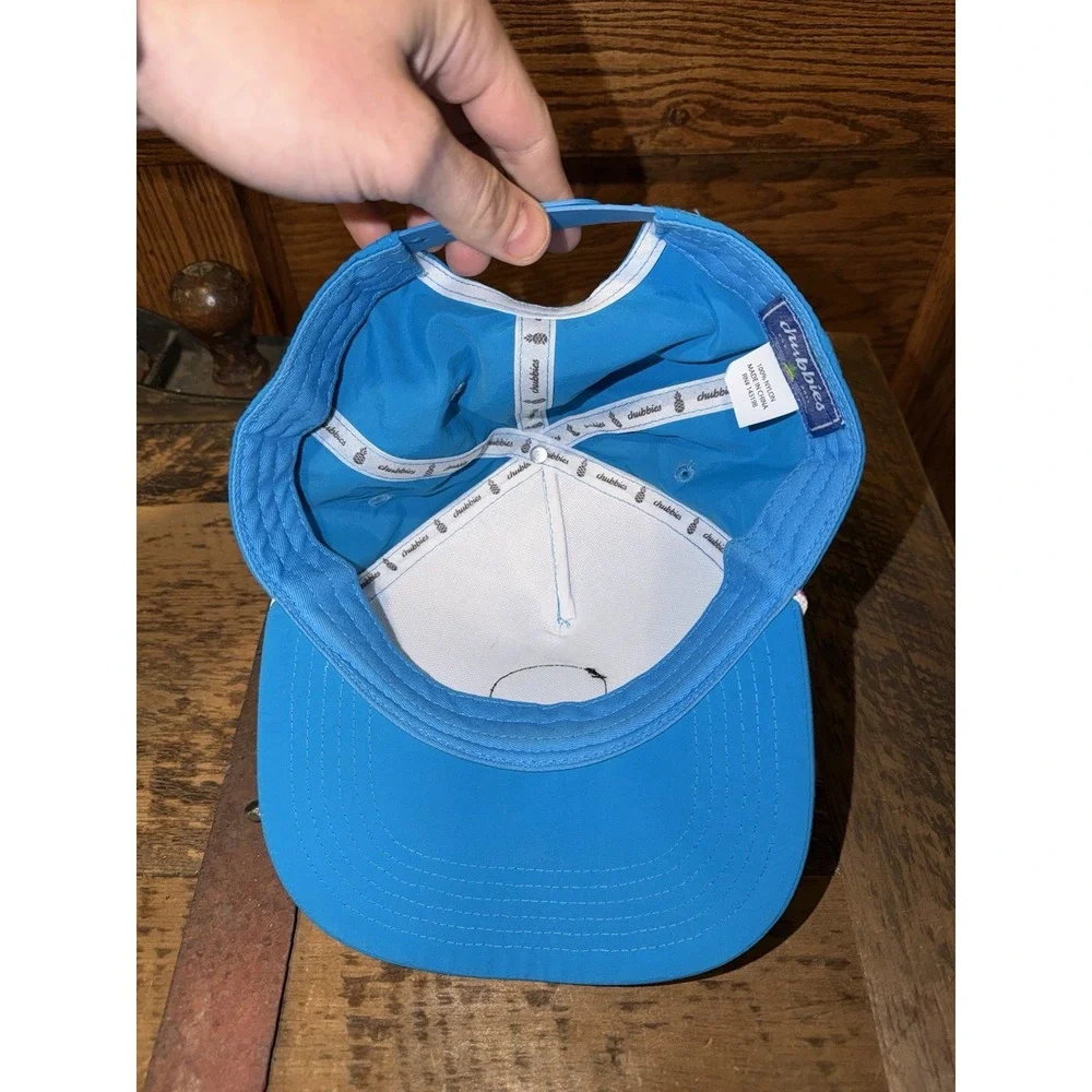 Chubbies Golf Hat The Weekend Has Arrived Adjustable Teal Cap Nice Shape